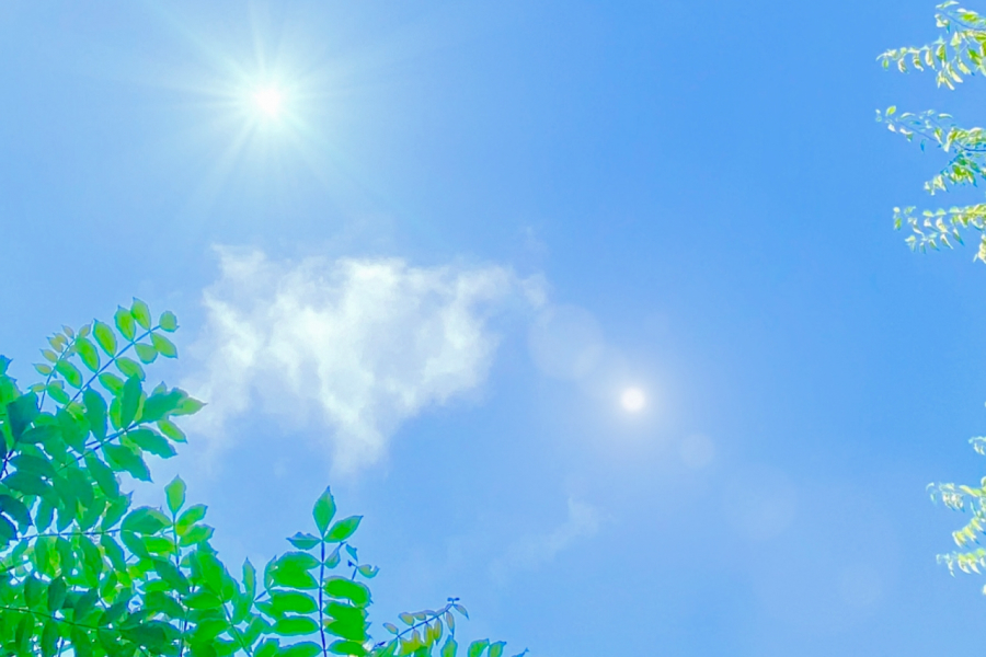 空と太陽